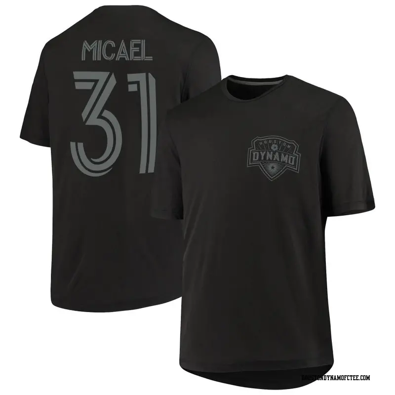 Youth Houston Dynamo FC ＃31 Micael Black Name & Number Club T-Shirt
