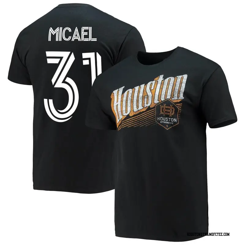 Youth Houston Dynamo FC ＃31 Micael Black Name & Number Winning Streak T-Shirt