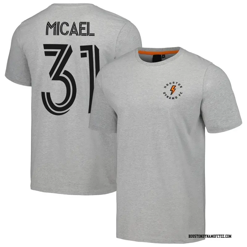 Youth Houston Dynamo FC ＃31 Micael Gray Name & Number Culture Heavy T-Shirt